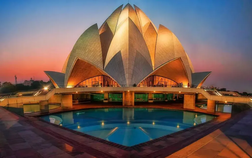 Modernist Architecture - Lotus Temple, New Delhi, India